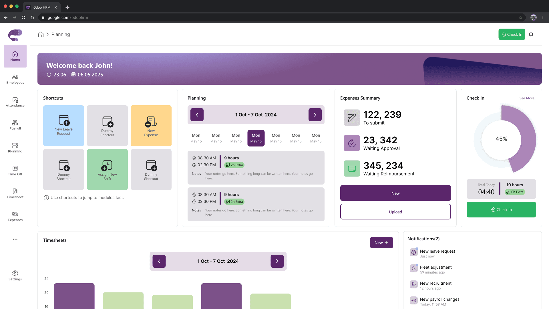 Odoo HRM system - image 1