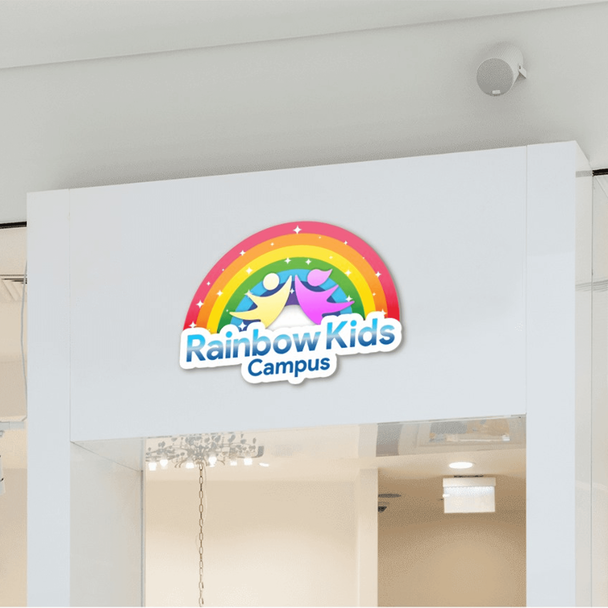Rainbow Kids Campus Logo Design - image 3